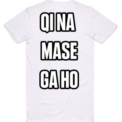 Nadroga/Navoha Front/Back (Qi Na Mase Ga Ho)  Longer T-Shirt Thumbnail