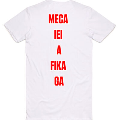 Lau Front/Back (Meca I A Fika Ga) Longer T-Shirt Thumbnail