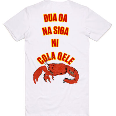 Rewa Front/Back (Dua Ga Na Siga Ni Cola Qele) Longer T-Shirt Thumbnail