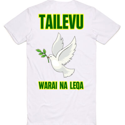 Tailevu Front/Back Dove Longer Tshirt Thumbnail